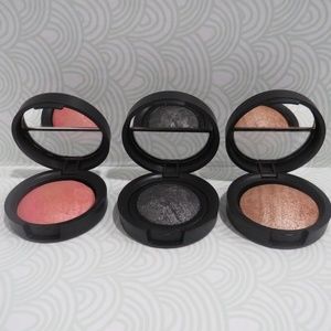 LAURA GELLER💥BAKED BRULEE BLUSH, EYESHADOW -EYE RIMZ BAKED WET/DRY - LOT OF 3💥